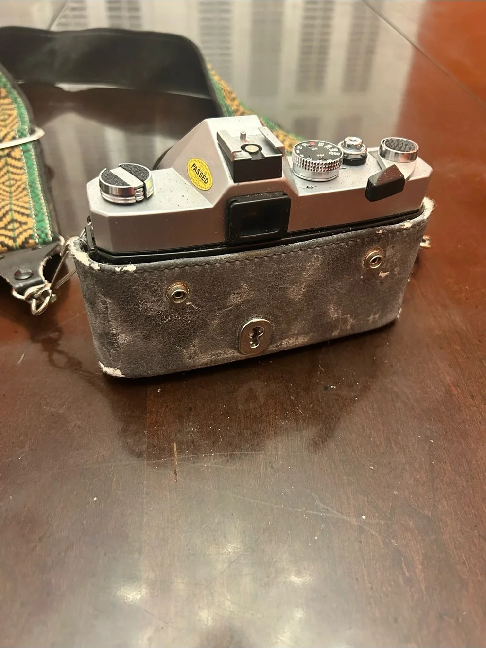 Vintage Sears TLS 1000 MX 35mm SLR Film Camera w/ 55mm Lens, Case, Flash, Tripod
